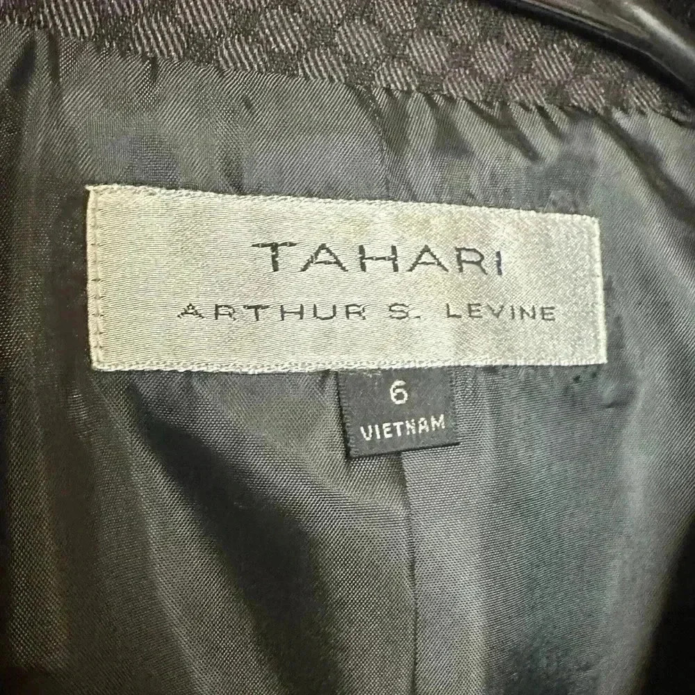 NWT TAHARI Blazer Arthur S. Levine women’s Size 6 cropped business blazer jacket - Picture 10 of 11